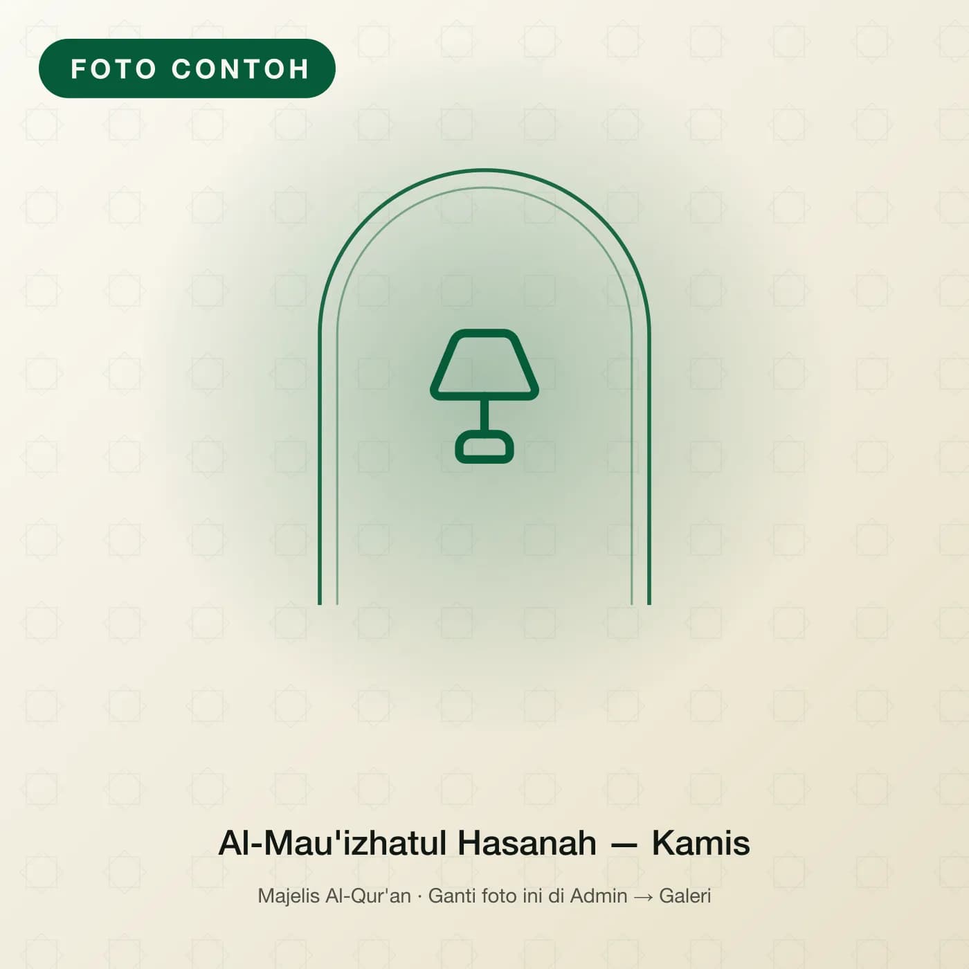 Al-Mau'izhatul Hasanah — Kamis
