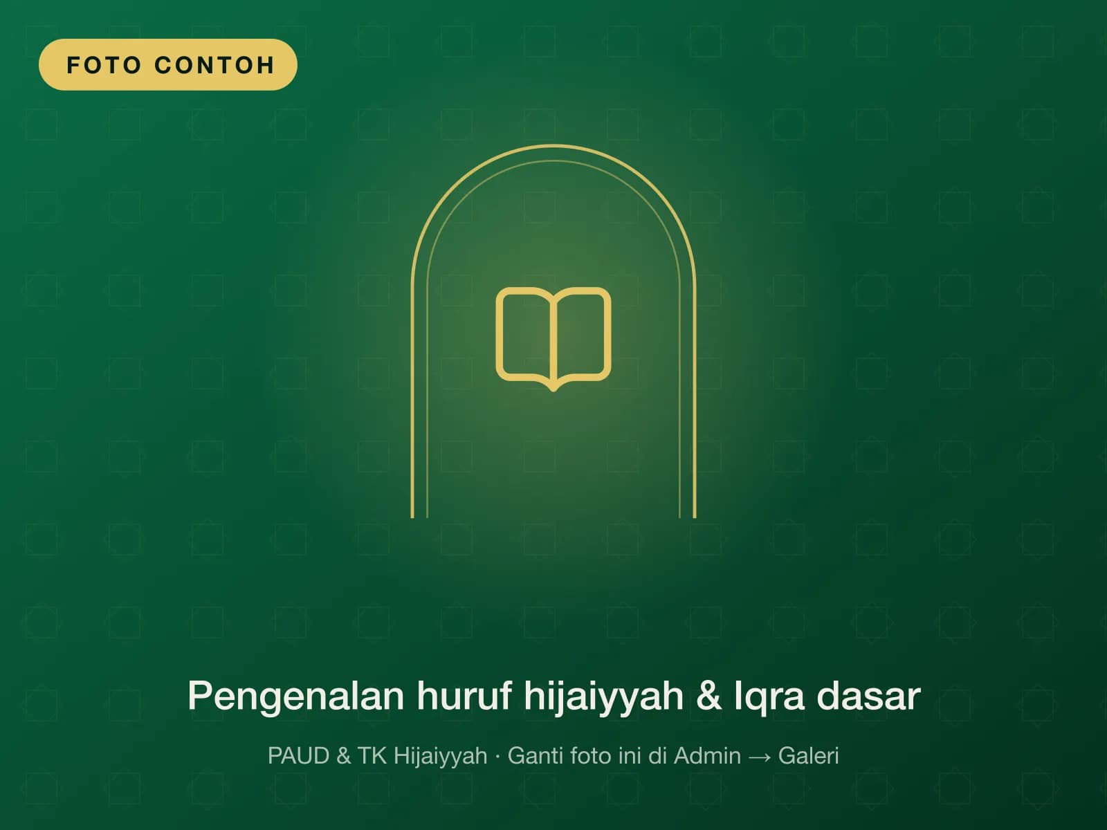 Pengenalan huruf hijaiyyah & Iqra dasar