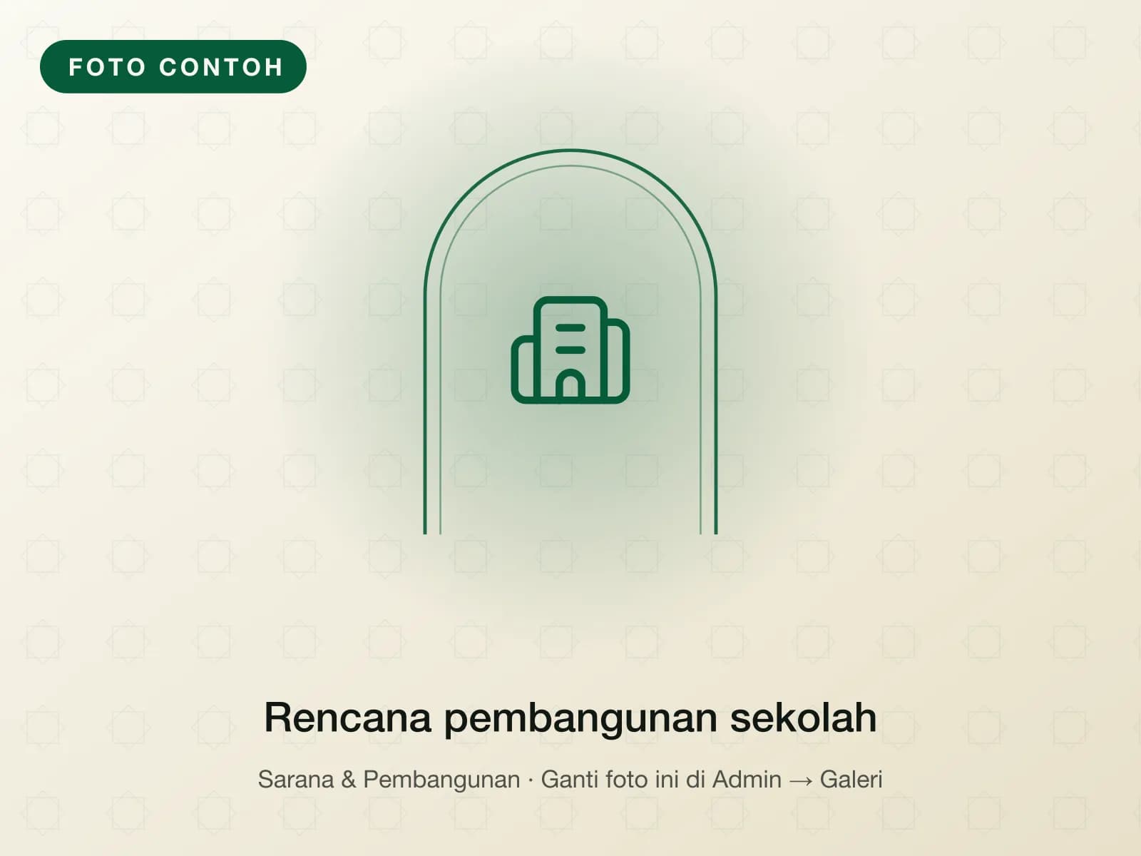 Rencana pembangunan sekolah