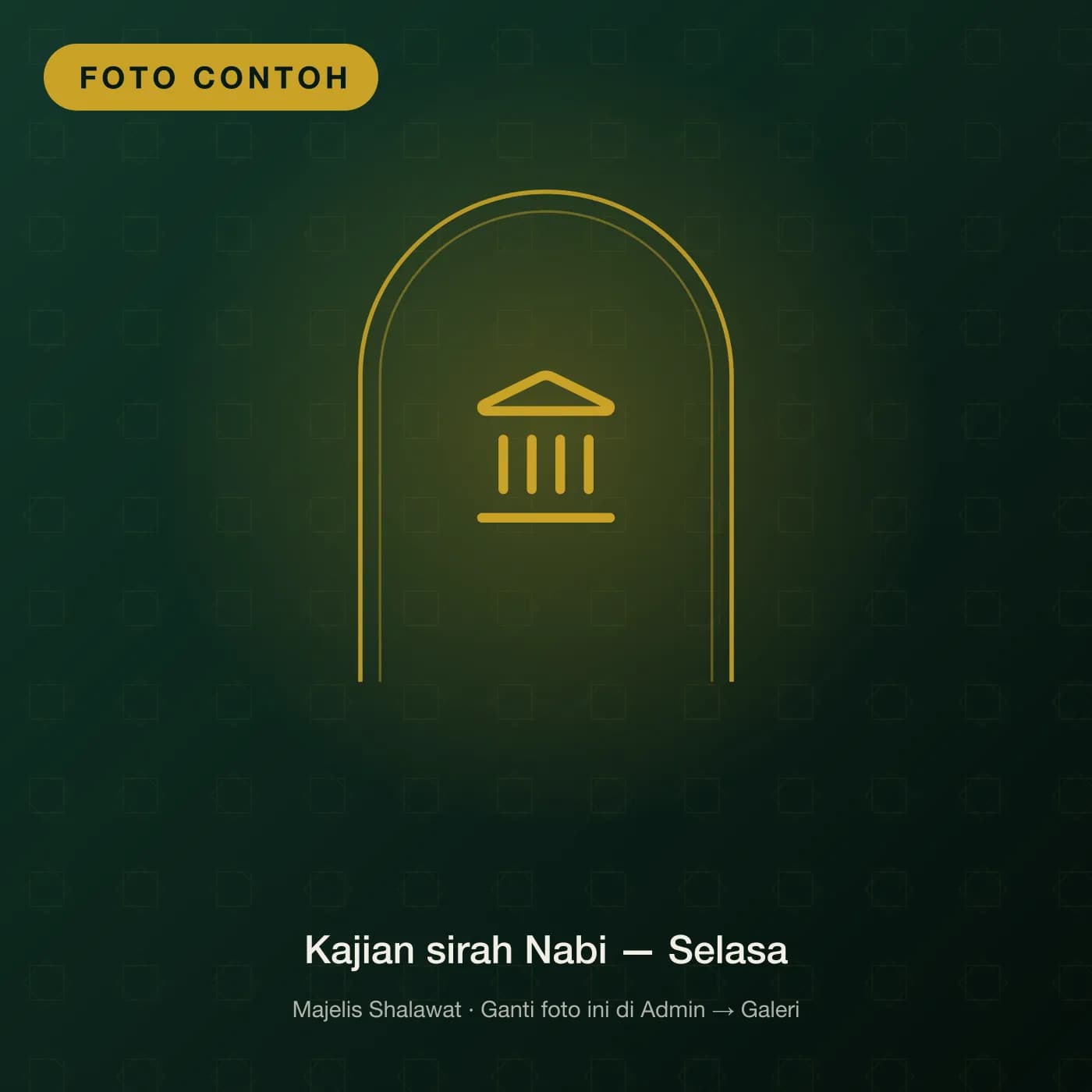 Kajian sirah Nabi — Selasa