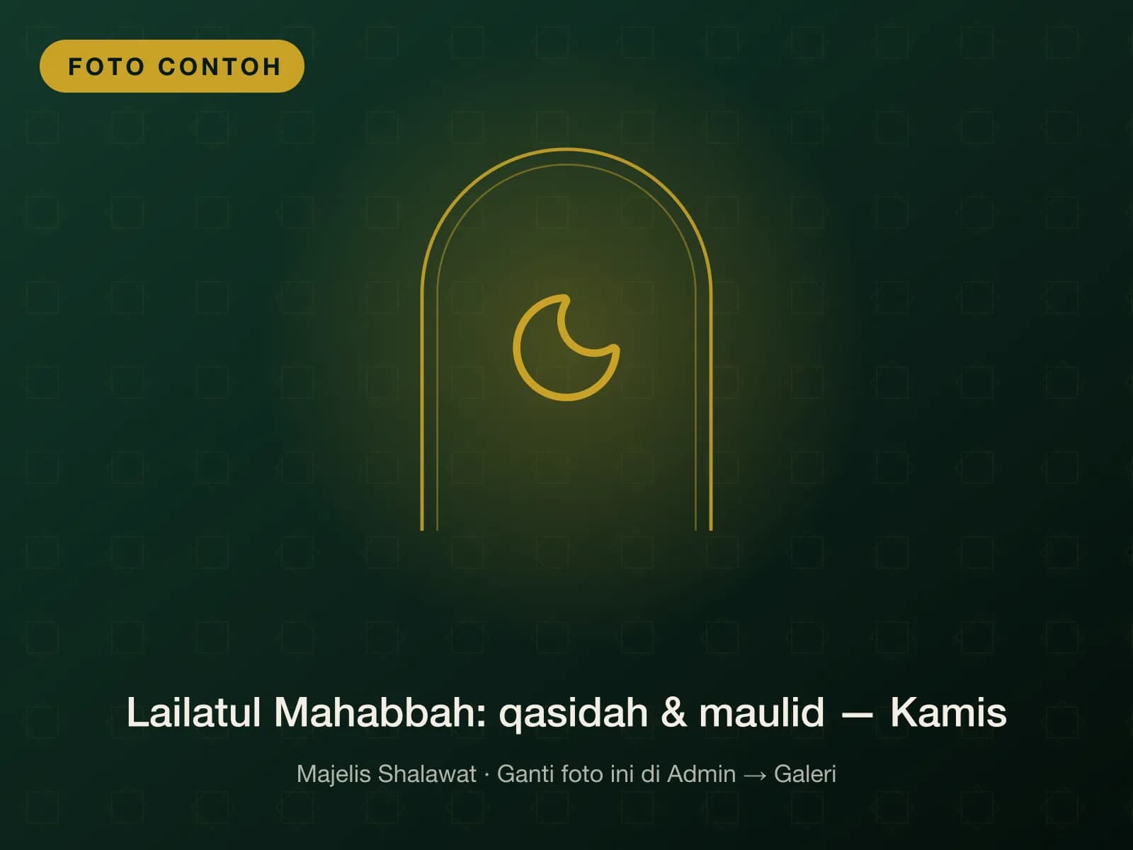 Lailatul Mahabbah: qasidah & maulid — Kamis