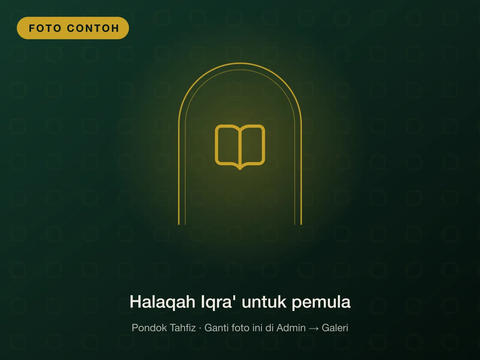 Halaqah Iqra' untuk pemula